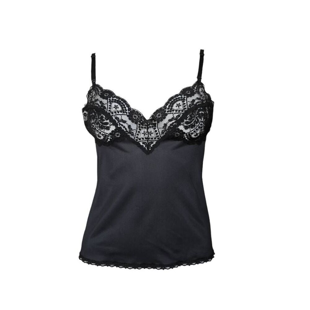 vintage goth lace cami top